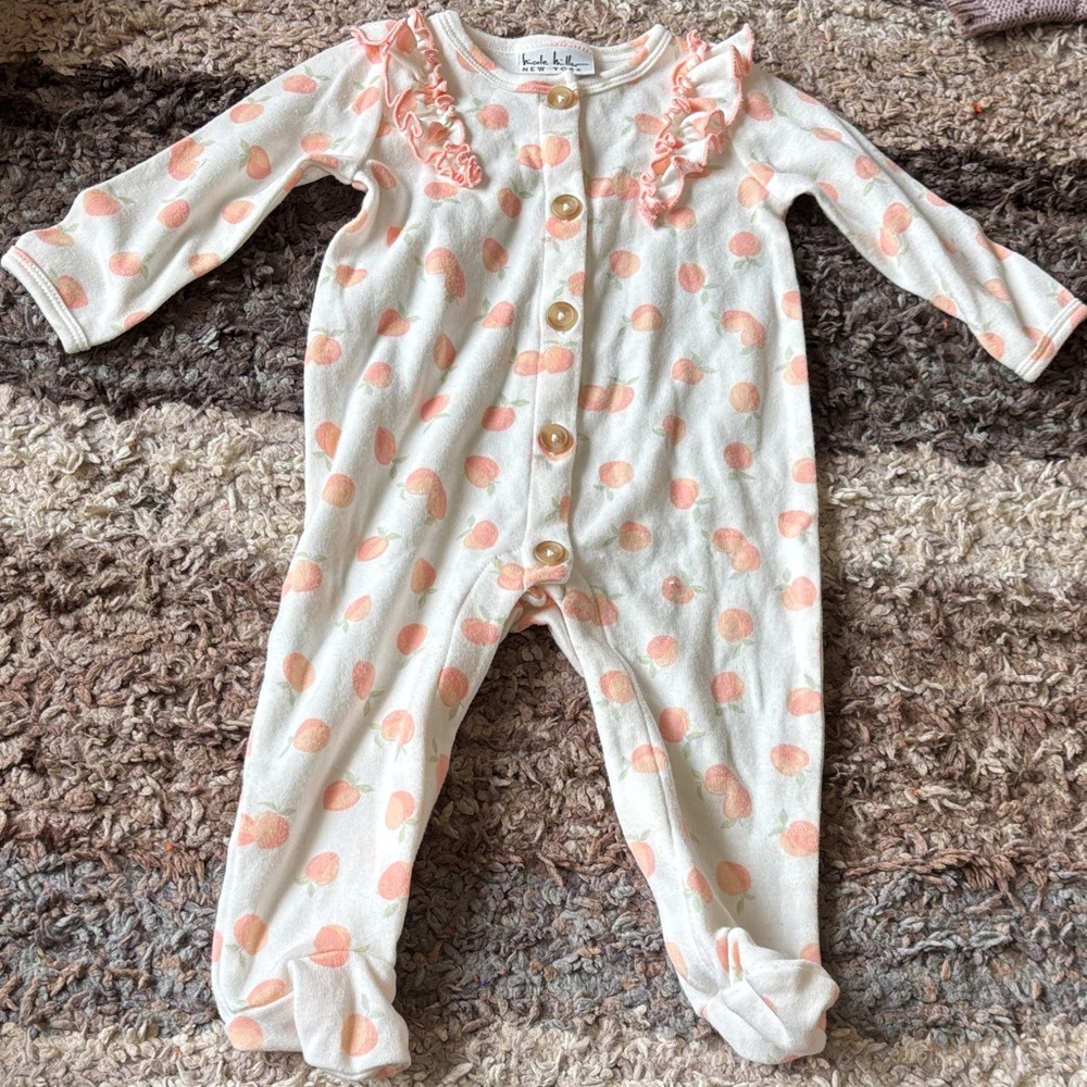 Nicole Miller Peach Footie